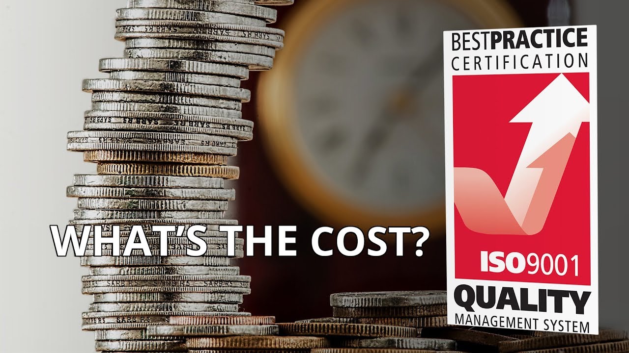 cost to get ISO 9001 certification