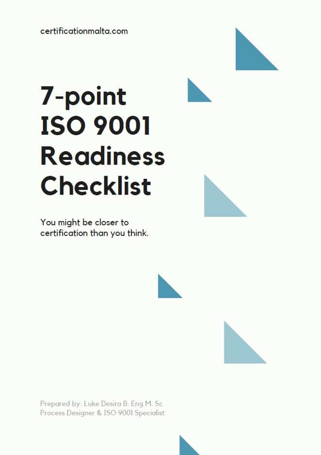 iso 9001 self-assessment checklist